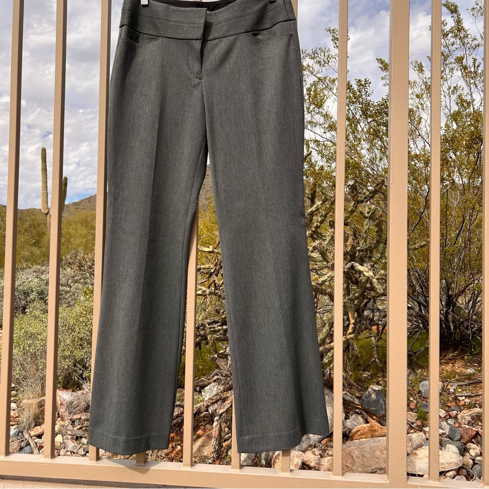 ⬇️💲Express Editor Studio NWT Stretch Womens Pants Size 6R Gray Work To Casual